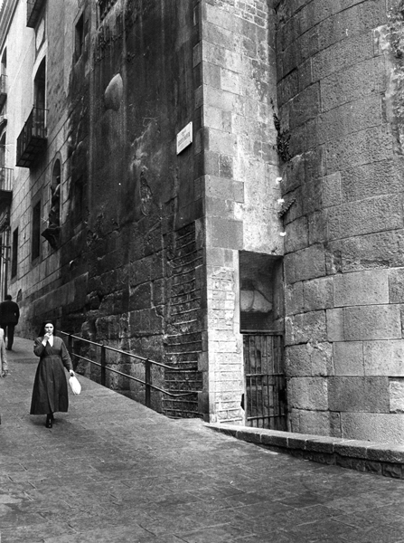 Barri Gòtic. Barcelona, ca. 1958